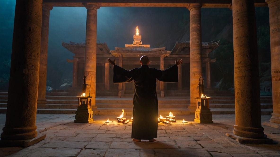 Sacerdote en ceremonia